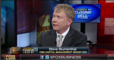 FOX Business "Countdown to the Closing Bell" with Liz Claman. Guest is Steve Blumenthal, CEO, CMG Capital Management Group Inc.